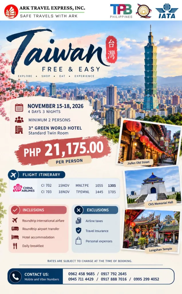 Taiwan Free & Easy